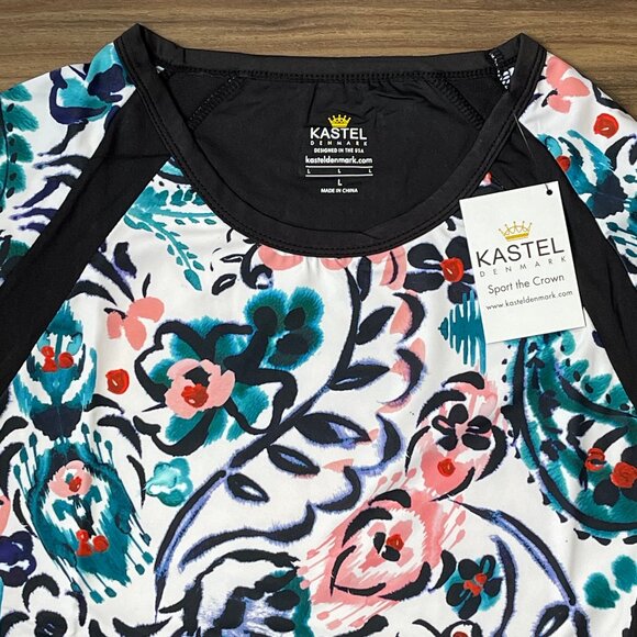 Kastel Denmark Women's Sun Shirt - Teal Paisley - L - Picture 2 of 4